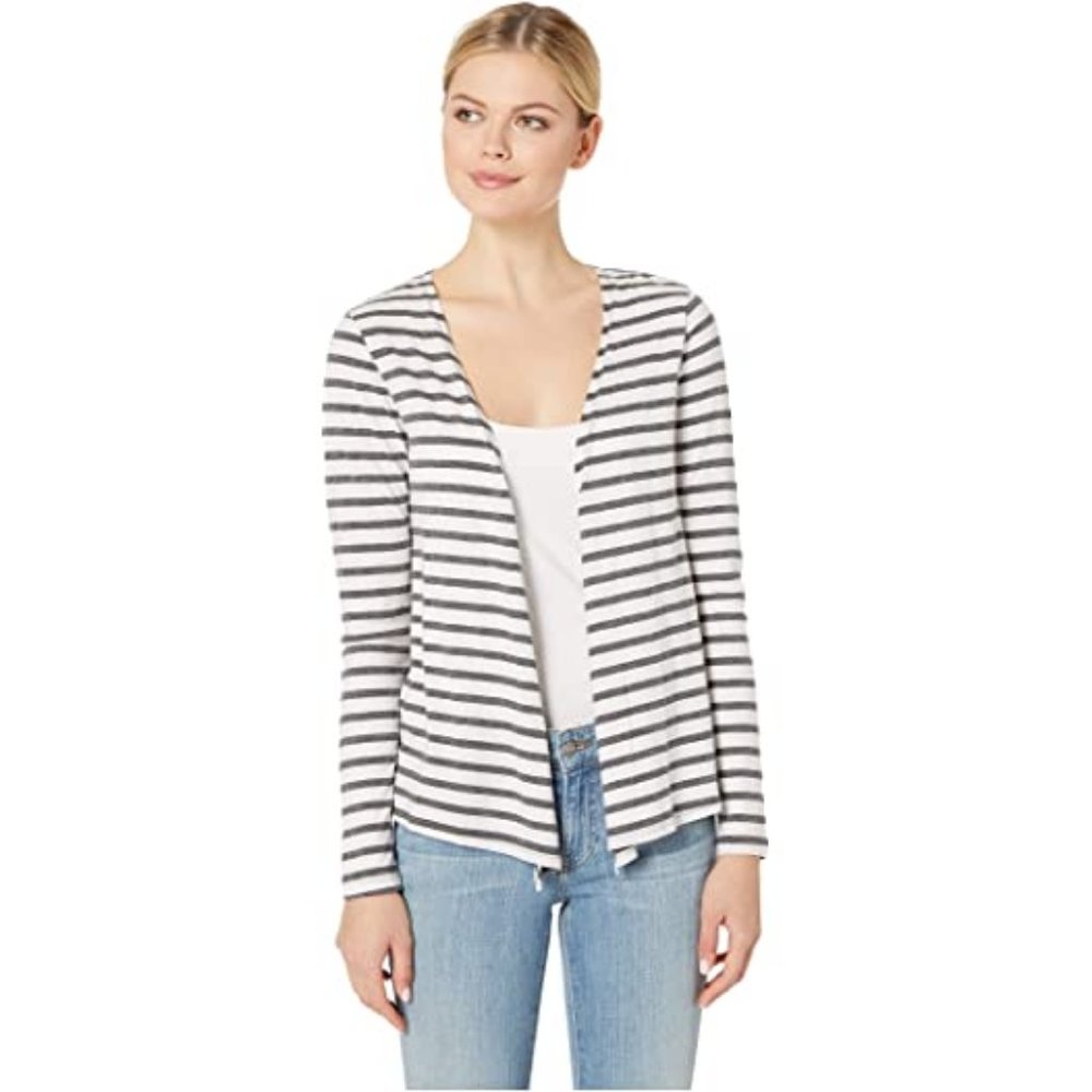 Mod-o-doc Long Sleeve Cardigan with Twist Back